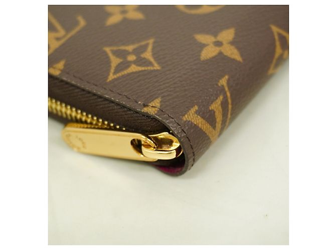 Cartera Zippy Monogram Louis Vuitton Fucsia - vista 6