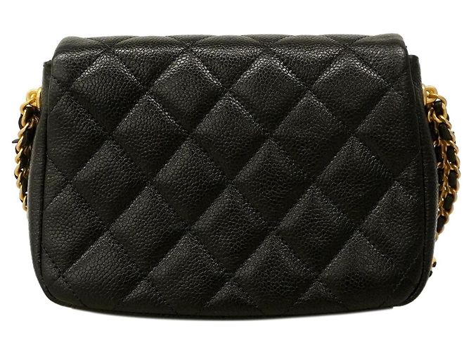 Timeless Borsa a tracolla Chanel Mini Matelassé con catena Nero - vista 11