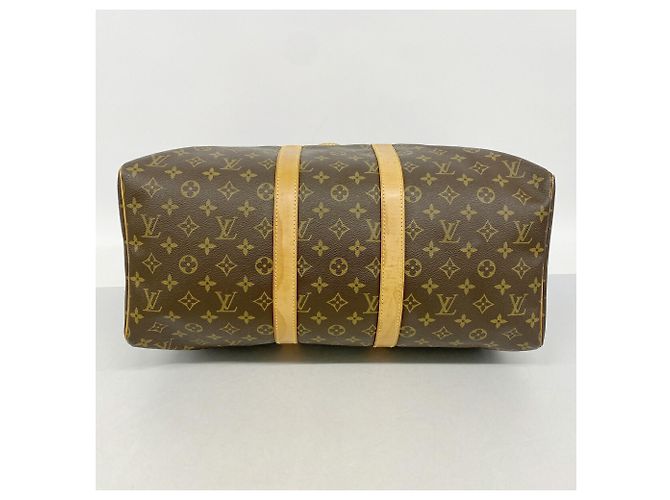 Louis Vuitton Boston Monogram Keepall 45 Marrom - vista 3