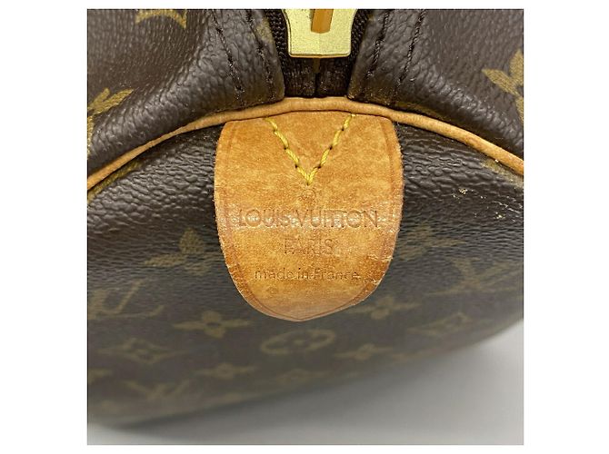 Louis Vuitton Boston Monogram Keepall 45 Marrom - vista 5