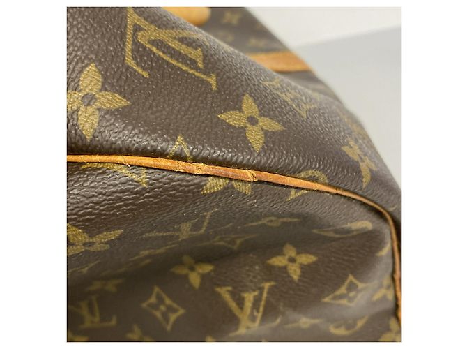 Louis Vuitton Boston Monogram Keepall 45 Marrom - vista 7