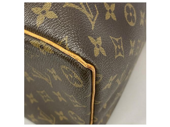 Louis Vuitton Boston Monogram Keepall 45 Marrom - vista 8