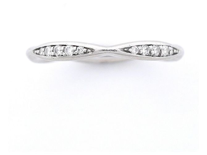 Anello Chanel Camélia in platino con diamante - vista 2