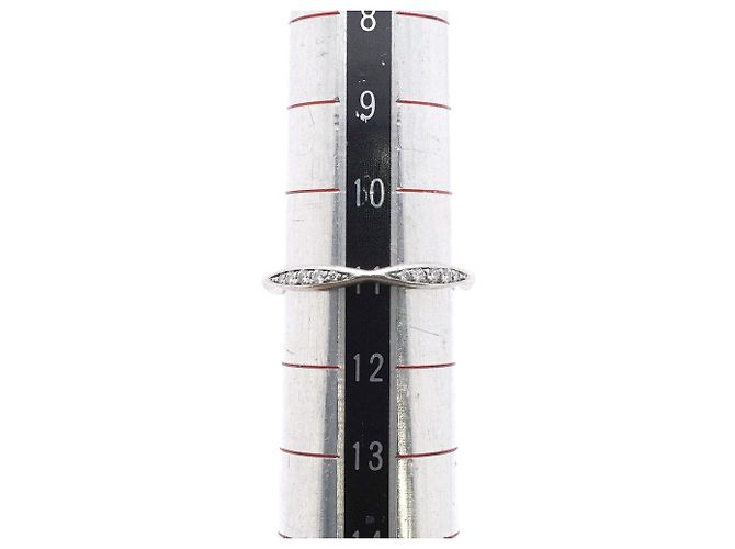 Anello Chanel Camélia in platino con diamante - vista 7