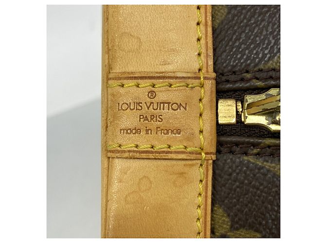 Louis Vuitton Alma Monogram Handtasche M51130 Braun - Ansicht 5