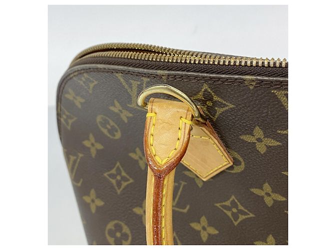 Louis Vuitton Alma Monogram Handtasche M51130 Braun - Ansicht 7
