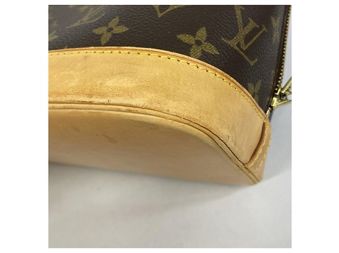 Louis Vuitton Alma Monogram Handtasche M51130 Braun - Ansicht 8