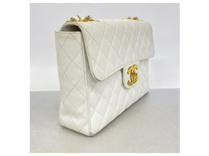 Sac à épaule Chanel blanc - vue 2