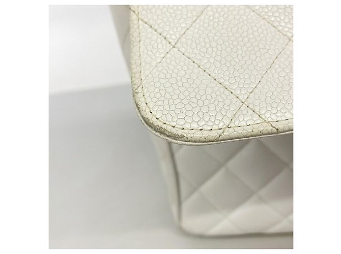 Sac à épaule Chanel blanc - vue 6