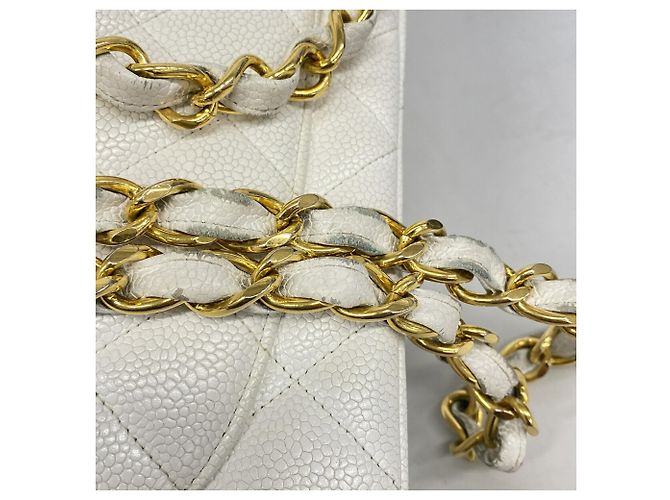 Sac à épaule Chanel blanc - vue 8