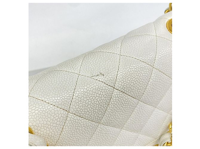 Sac à épaule Chanel blanc - vue 9