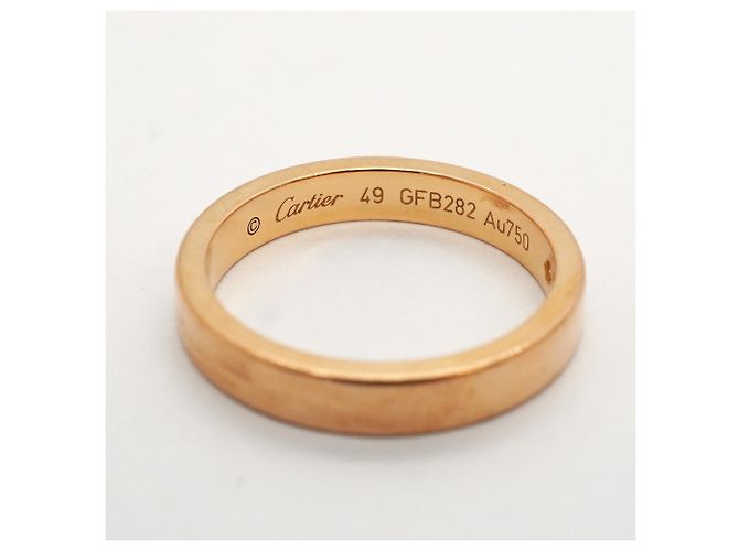 Cartier C de Ring in 18K Roségold mit Diamant - Ansicht 4