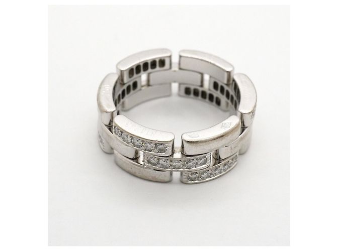 Cartier Maillon Panthère Ring mit 3 Reihen Diamanten - Ansicht 3