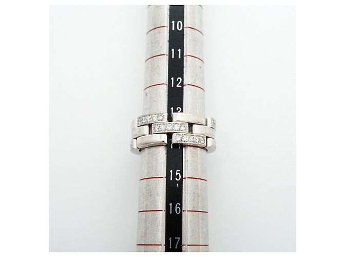Cartier Maillon Panthère Ring mit 3 Reihen Diamanten - Ansicht 5