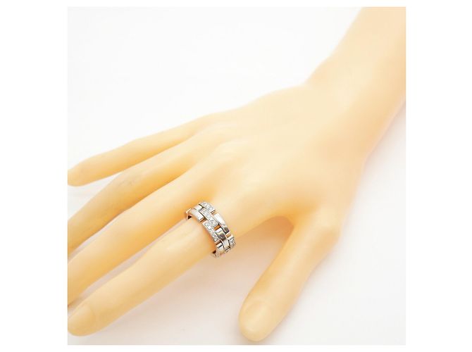 Cartier Maillon Panthère Ring mit 3 Reihen Diamanten - Ansicht 6