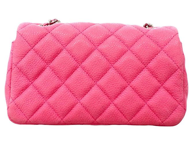 Borsa a tracolla Chanel Matelassé con catena Rosa - vista 12