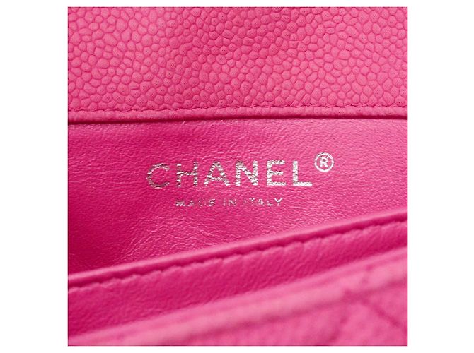 Borsa a tracolla Chanel Matelassé con catena Rosa - vista 5