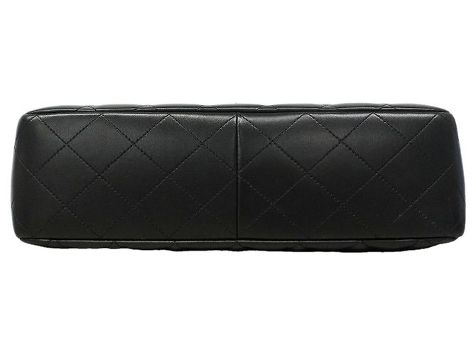 Timeless Borsa a tracolla Chanel in pelle d'agnello nera Nero - vista 3