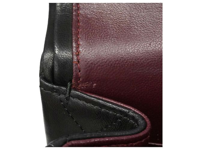 Borsa a tracolla Chanel in pelle d'agnello nera Nero - vista 9