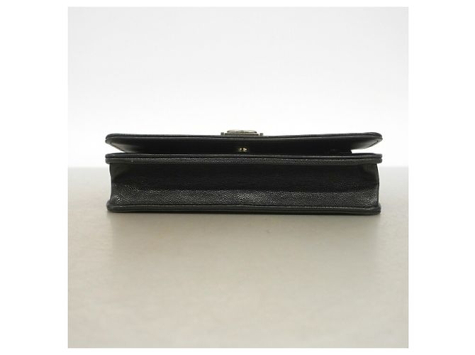 Chanel Boy Schulterbörse mit Kette Schwarz - Ansicht 3
