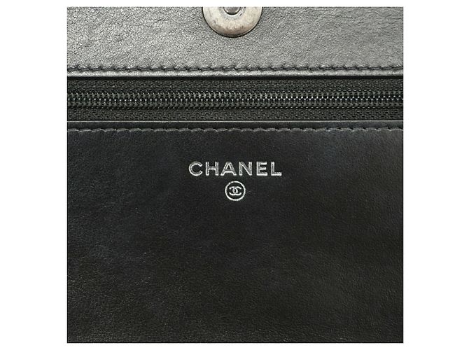 Chanel Boy Schulterbörse mit Kette Schwarz - Ansicht 5