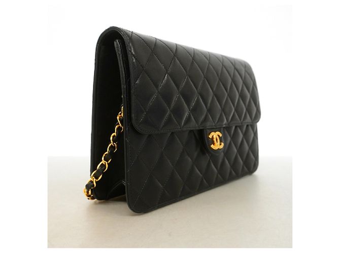 Borsa a tracolla Chanel Matelassé con catena Nero - vista 2