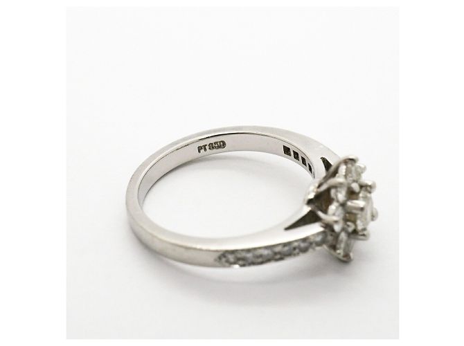 Autre Marque Anello Tiffany & Co. Flora in platino e diamanti - vista 5