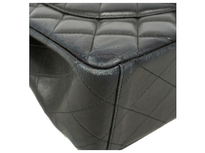 Timeless Borsa a tracolla Chanel in pelle d'agnello nera Nero - vista 6