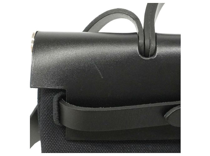 Hermès Hermes Herbag Zip PM Handtasche Schwarz - Ansicht 6