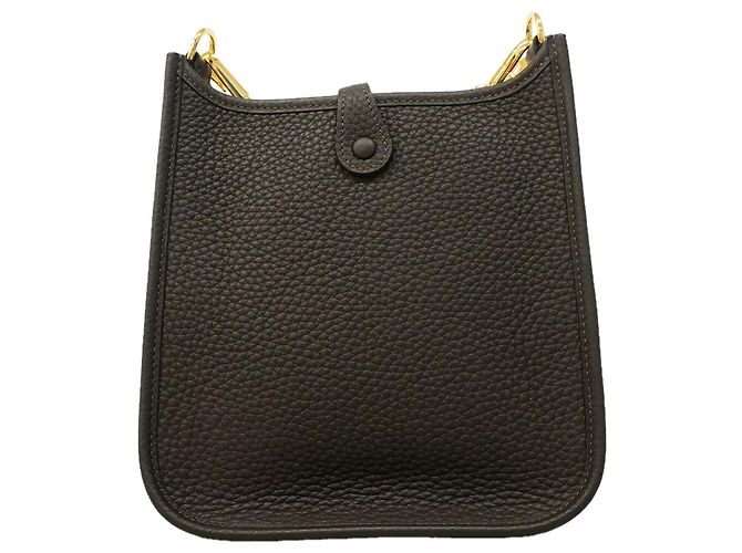 Hermès Borsa a tracolla Hermes Evelyne TPM Marrone - vista 10