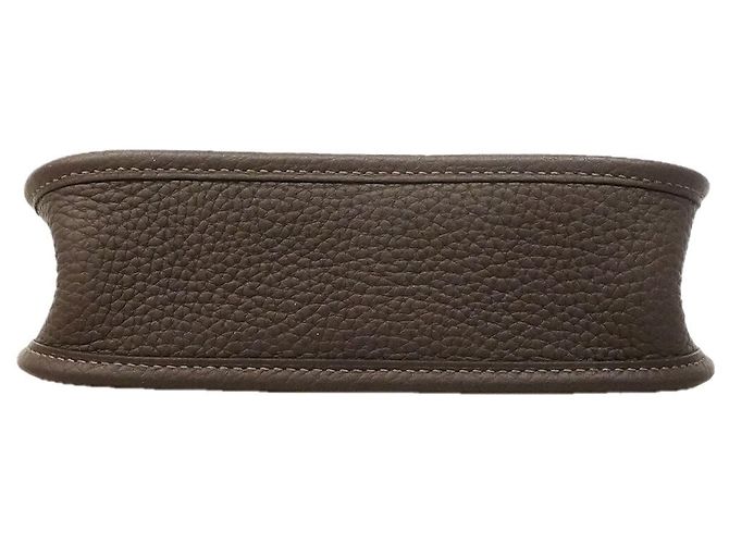 Hermès Borsa a tracolla Hermes Evelyne TPM Marrone - vista 3