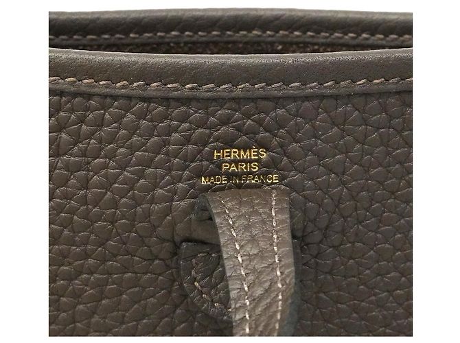 Hermès Borsa a tracolla Hermes Evelyne TPM Marrone - vista 5