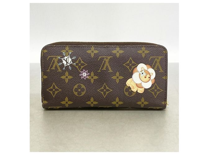 Portafoglio Zippy Monogram Louis Vuitton Marrone - vista 9