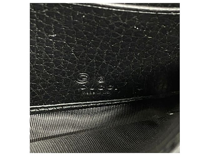 Portafoglio lungo Gucci in pelle nera Nero - vista 4