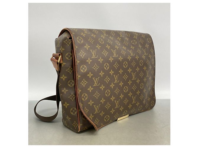 Borsa a tracolla Louis Vuitton Monogram Abbesses M45257 Marrone - vista 2
