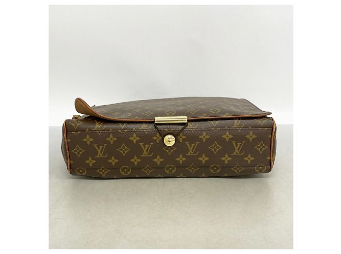 Borsa a tracolla Louis Vuitton Monogram Abbesses M45257 Marrone - vista 3