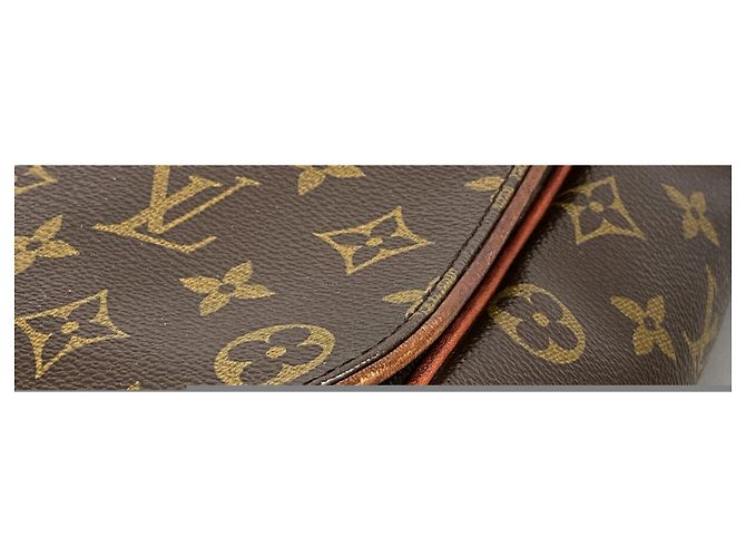 Borsa a tracolla Louis Vuitton Monogram Abbesses M45257 Marrone - vista 6