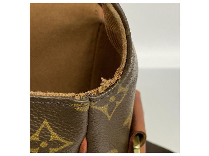 Borsa a tracolla Louis Vuitton Monogram Abbesses M45257 Marrone - vista 7