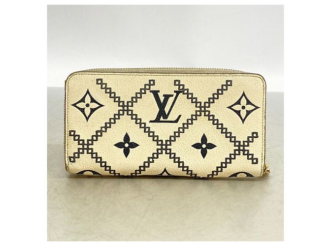 Louis Vuitton Monogram Empreinte Broderie Zippy Wallet Roh - Ansicht 9