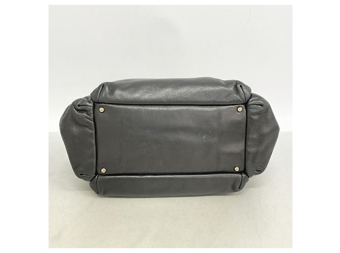 Chanel Schultertasche aus schwarzem Lammleder - Ansicht 3
