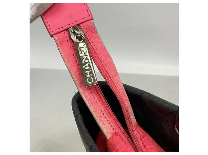 Chanel Cambon Tote Bag aus Lammleder Schwarz - Ansicht 10