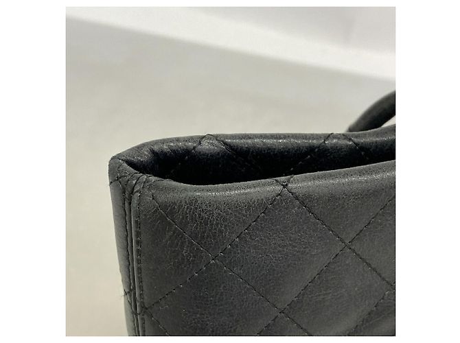 Chanel Cambon Tote Bag aus Lammleder Schwarz - Ansicht 7