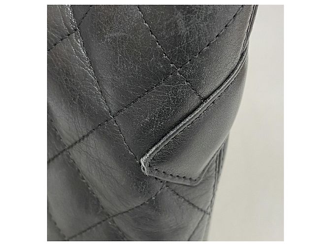 Chanel Cambon Tote Bag aus Lammleder Schwarz - Ansicht 8