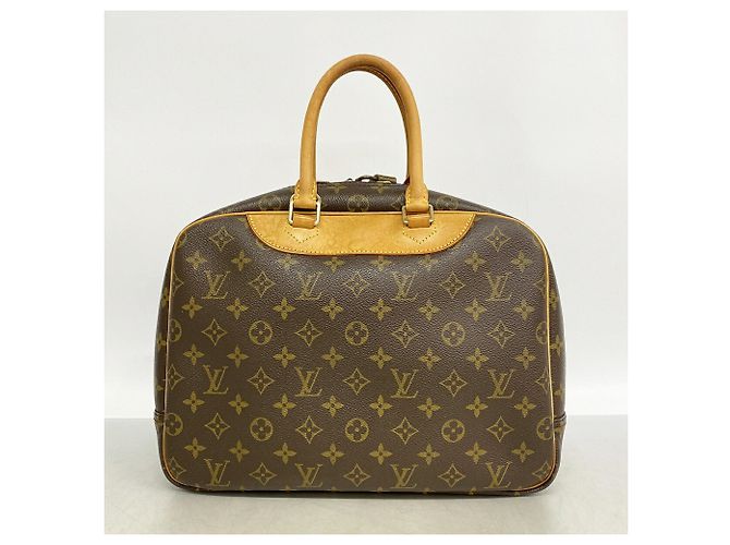 Borsa Louis Vuitton Monogram Deauville Marrone - vista 11