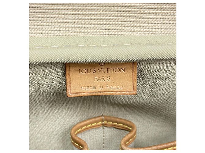 Borsa Louis Vuitton Monogram Deauville Marrone - vista 5