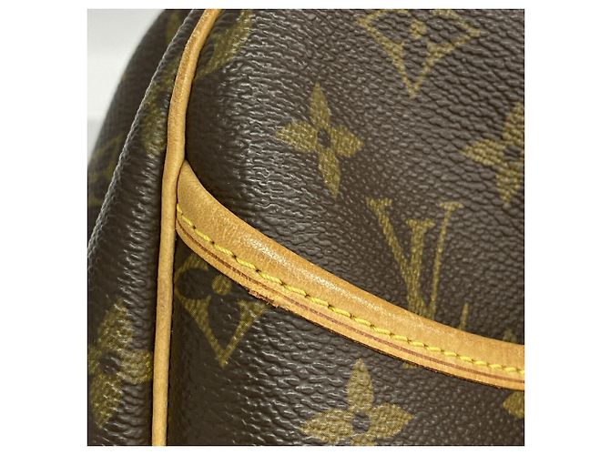 Borsa Louis Vuitton Monogram Deauville Marrone - vista 6