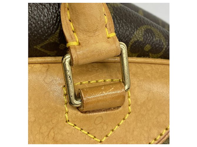 Borsa Louis Vuitton Monogram Deauville Marrone - vista 7