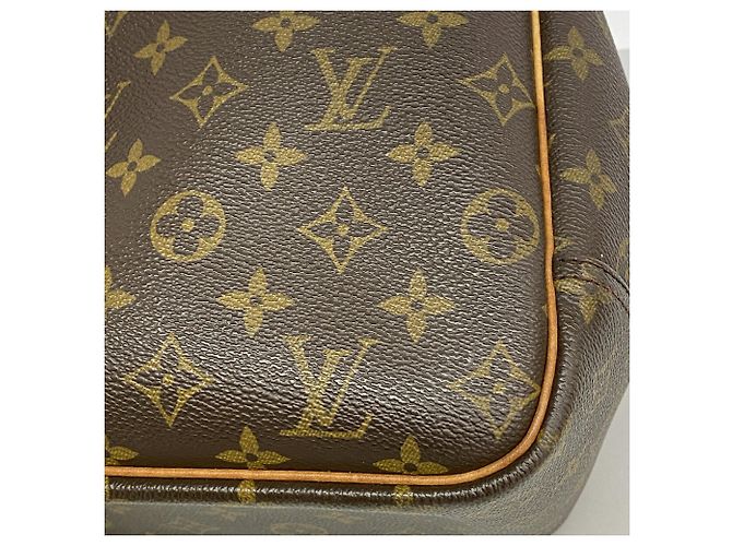 Borsa Louis Vuitton Monogram Deauville Marrone - vista 9