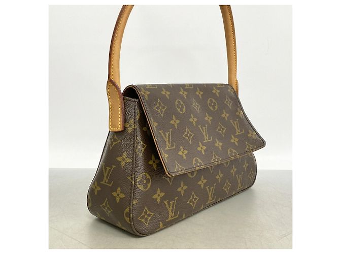 Louis Vuitton Monogram Mini Looping Schultertasche Braun - Ansicht 2