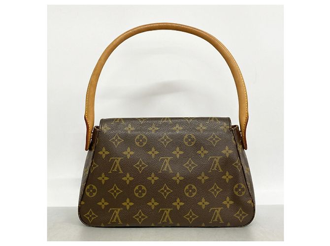 Louis Vuitton Monogram Mini Looping Schultertasche Braun - Ansicht 9